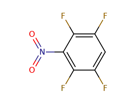 Molecular Structure of 6257-03-0 (2,3,5,6-TETRAFLUORONITROBENZENE)