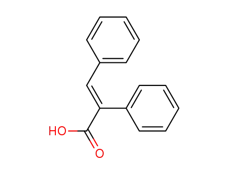 Molecular Structure of 91-48-5 (alpha-Phenylcinnamic Acid)