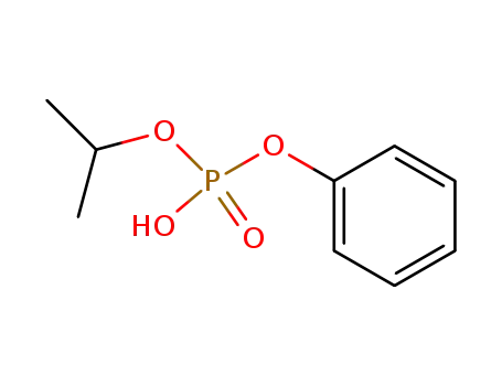 Molecular Structure of 46355-07-1 (phenyl propan-2-yl hydrogen phosphate)