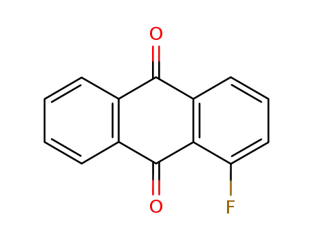 Molecular Structure of 569-06-2 (1-Fluoroanthraquinone)