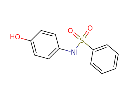 Benzenesulfonamide, N-(4-hydroxyphenyl)-  cas#5471-90-9
