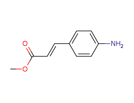 Molecular Structure of 66417-26-3 (Methyl 4-Aminocinnamate)