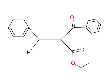 Molecular Structure of 39626-31-8 ((Z)-ethyl 2-benzoyl-3-phenylacrylate)