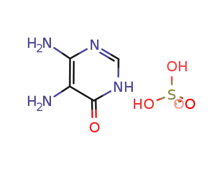 Molecular Structure of 52502-66-6 (4,5-DIAMINO-6-HYDROXYPYRIMIDINE SULFATE)