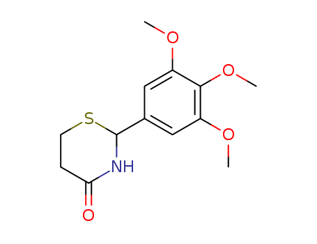 4H-1,3-Thiazin-4-one,tetrahydro-2-(3,4,5-trimethoxyphenyl)-