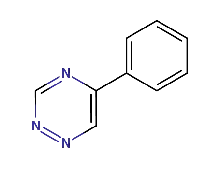 Molecular Structure of 18162-28-2 (1,2,4-Triazine, 5-phenyl-)