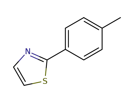 Molecular Structure of 27088-83-1 (2-p-tolylthiazole)