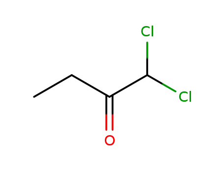 Molecular Structure of 2648-56-8 (1,1-dichlorobutan-2-one)