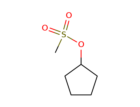 Molecular Structure of 16156-57-3 (Cyclopentanol, methanesulfonate)