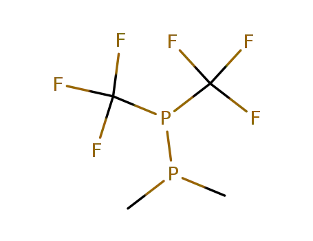 Molecular Structure of 666-62-6 (1,1-dimethyl-2,2-bis(trifluoromethyl)diphosphane)
