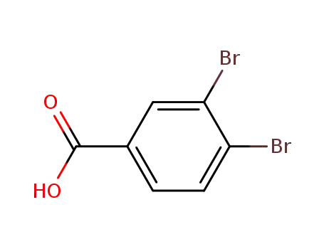 Molecular Structure of 619-03-4 (3,4-DIBROMOBENZOIC ACID)
