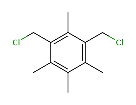 Molecular Structure of 54490-78-7 (Benzene, 1,3-bis(chloromethyl)-2,4,5,6-tetramethyl-)