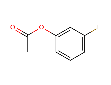 Molecular Structure of 701-83-7 (1-ACETOXY-3-FLUOROBENZENE)