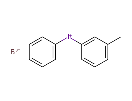 Molecular Structure of 73377-24-9 (Iodonium, (3-methylphenyl)phenyl-, bromide)