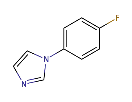 Molecular Structure of 21441-24-7 (1-(4-FLUOROPHENYL)IMIDAZOLE)