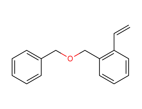 Molecular Structure of 31955-56-3 (Benzene, 1-ethenyl-2-[(phenylmethoxy)methyl]-)