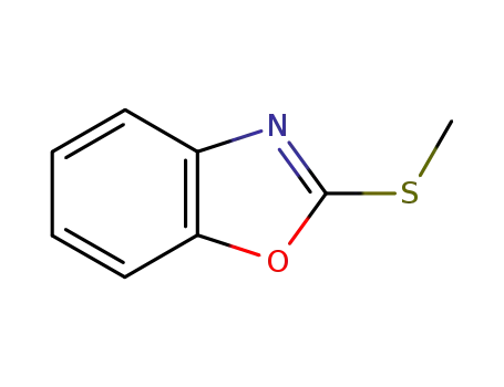 Molecular Structure of 13673-62-6 (2-Methylthio Benzoxazole)