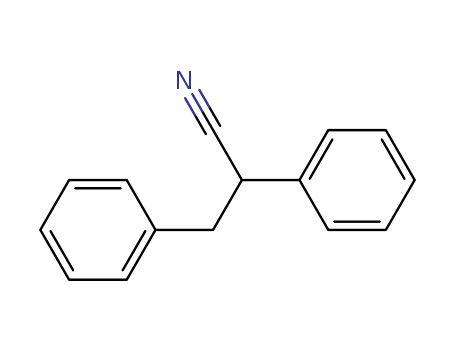 Benzenepropanenitrile, a-phenyl-