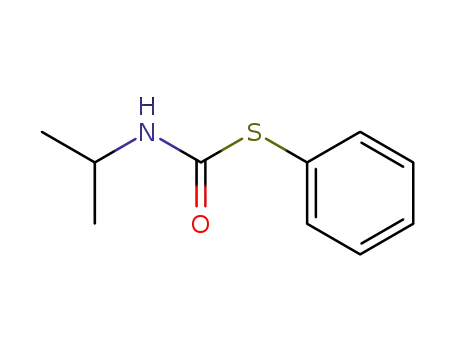 Molecular Structure of 17671-79-3 (Carbamothioic acid,N-(1-methylethyl)-, S-phenyl ester)
