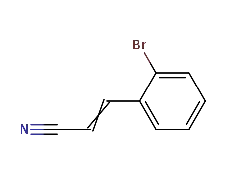 Molecular Structure of 178809-30-8 (3-(2-BROMOPHENYL)ACRYLONITRILE)