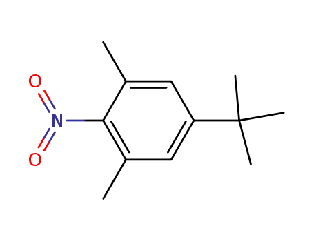 Molecular Structure of 6279-89-6 (4-TERT-BUTYL-2,6-DIMETHYLNITROBENZENE)