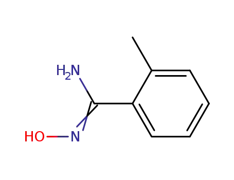 Molecular Structure of 40312-14-9 (N-HYDROXY-2-METHYL-BENZAMIDINE)