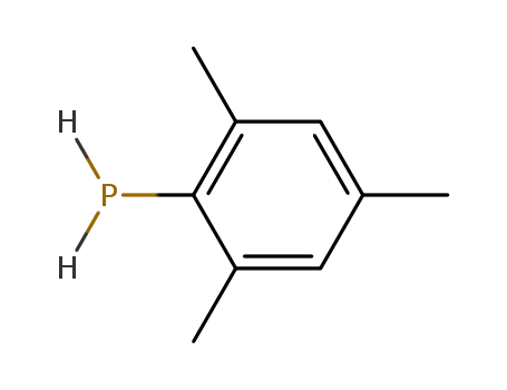 Molecular Structure of 68357-98-2 (Phosphine, (2,4,6-trimethylphenyl)-)