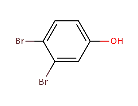 Molecular Structure of 615-56-5 (3,4-DIBROMOPHENOL)