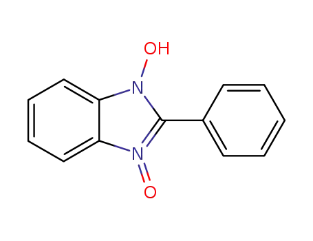Molecular Structure of 10066-20-3 (1H-Benzimidazole, 1-hydroxy-2-phenyl-, 3-oxide)