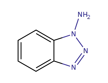 Molecular Structure of 1614-12-6 (1-Aminobenzotriazole)