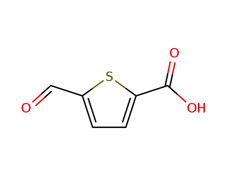 Molecular Structure of 4565-31-5 (5-FORMYL-2-THIOPHENECARBOXYLIC ACID)