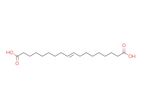 Molecular Structure of 20701-67-1 (9-Octadecenedioic acid, (9E)-)