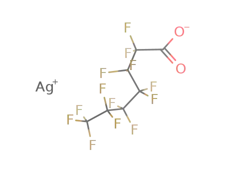 Molecular Structure of 424-05-5 (Heptanoic acid, tridecafluoro-, silver salt(1+))