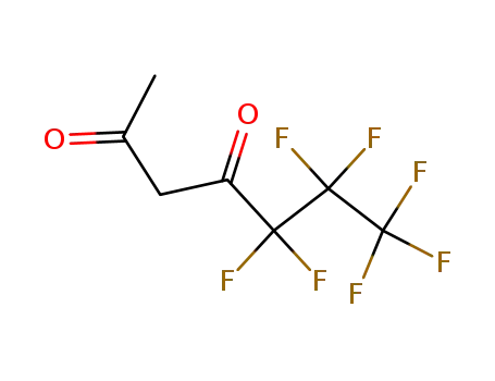 Molecular Structure of 356-30-9 (5,5,6,6,7,7,7-HEPTAFLUOROHEPTANE-2,4-DIONE)