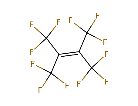 Molecular Structure of 360-57-6 (1,1,1,4,4,4-hexafluoro-2,3-bis(trifluoromethyl)but-2-ene)