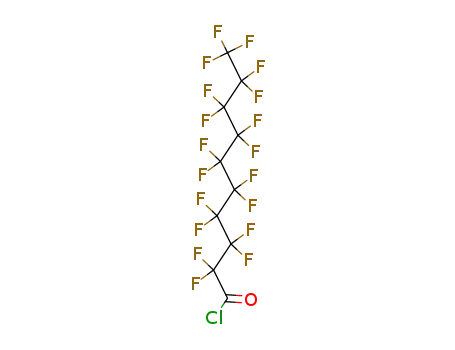 Molecular Structure of 307-38-0 (Decanoyl chloride, nonadecafluoro-)