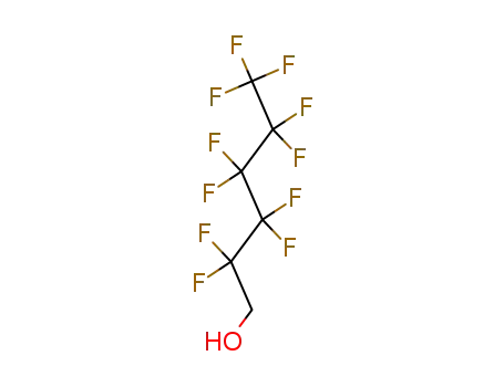 Molecular Structure of 423-46-1 (1H,1H-Perfluorohexan-1-ol)