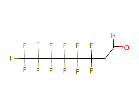 Molecular Structure of 56734-81-7 (1H,1H,2H-PERFLUOROOCTANAL)