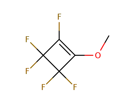 Molecular Structure of 359-98-8 (1,3,3,4,4-PENTAFLUORO-2-METHOXYCYCLOBUTENE)