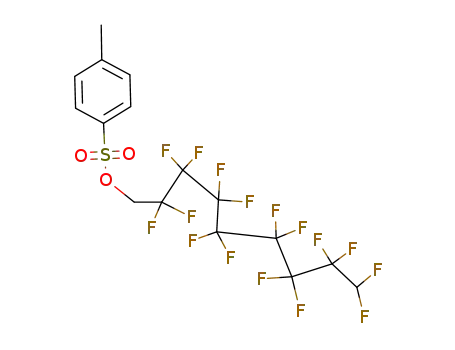 Molecular Structure of 864-23-3 (1H,1H,9H-PERFLUORONONYL P-TOLUENESULFONATE)