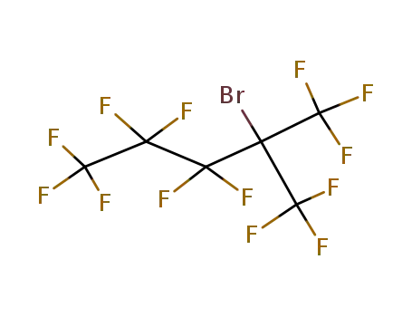 Molecular Structure of 22528-67-2 (2-BROMO-1,1,1,3,3,4,4,5,5,5-DECAFLUORO-2-(TRIFLUOROMETHYL)PENTANE)