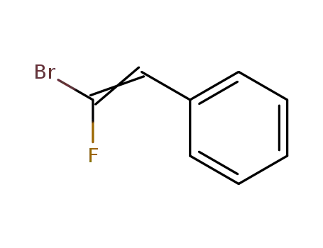 Molecular Structure of 118559-15-2 (Benzene, (2-bromo-2-fluoroethenyl)-)