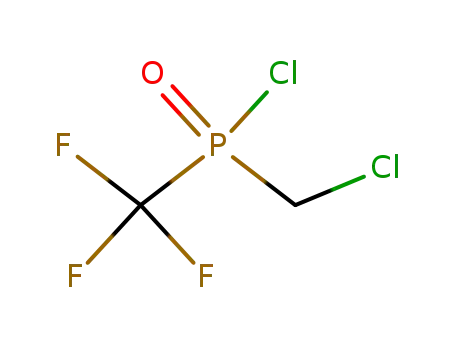Molecular Structure of 105263-72-7 (Phosphinic chloride, (chloromethyl)(trifluoromethyl)-)