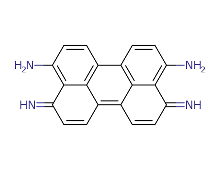 Molecular Structure of 213922-33-9 (3,10-Perylenediamine, 4,9-dihydro-4,9-diimino-)