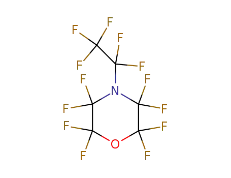 Molecular Structure of 55716-11-5 (2,2,3,3,5,5,6,6-octafluoro-4-(pentafluoroethyl)morpholine)