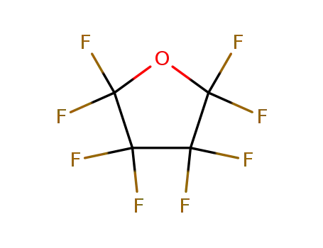Molecular Structure of 773-14-8 (OCTAFLUOROTETRAHYDROFURAN)