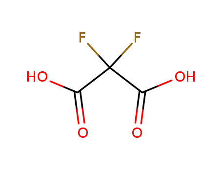 Molecular Structure of 1514-85-8 (difluoro-Propanedioicacid)