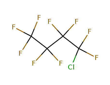 Molecular Structure of 558-89-4 (1-CHLORONONAFLUOROBUTANE)