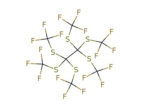 Molecular Structure of 62872-38-2 (Ethane, hexakis[(trifluoromethyl)thio]-)