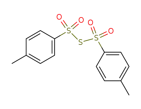 Molecular Structure of 16601-12-0 (1-methyl-4-(p-tolylsulfonylsulfanylsulfonyl)benzene)